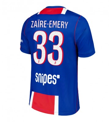 Paris Saint-Germain Warren Zaire-Emery #33 Hjemmebanetrøje 2026-27 Kortærmet Paris Saint-Germain Warren Zaire-Emery #33 Hjemmebanetrøje 2026-27 Kortærmet